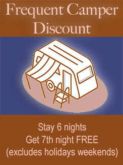 stay 6 nights - get 7th night free at oakland valley - excludes holiday weekends