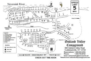oakland valley campground map
